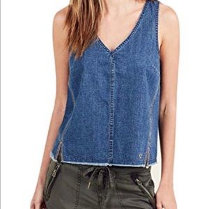True religions tank denim size xs